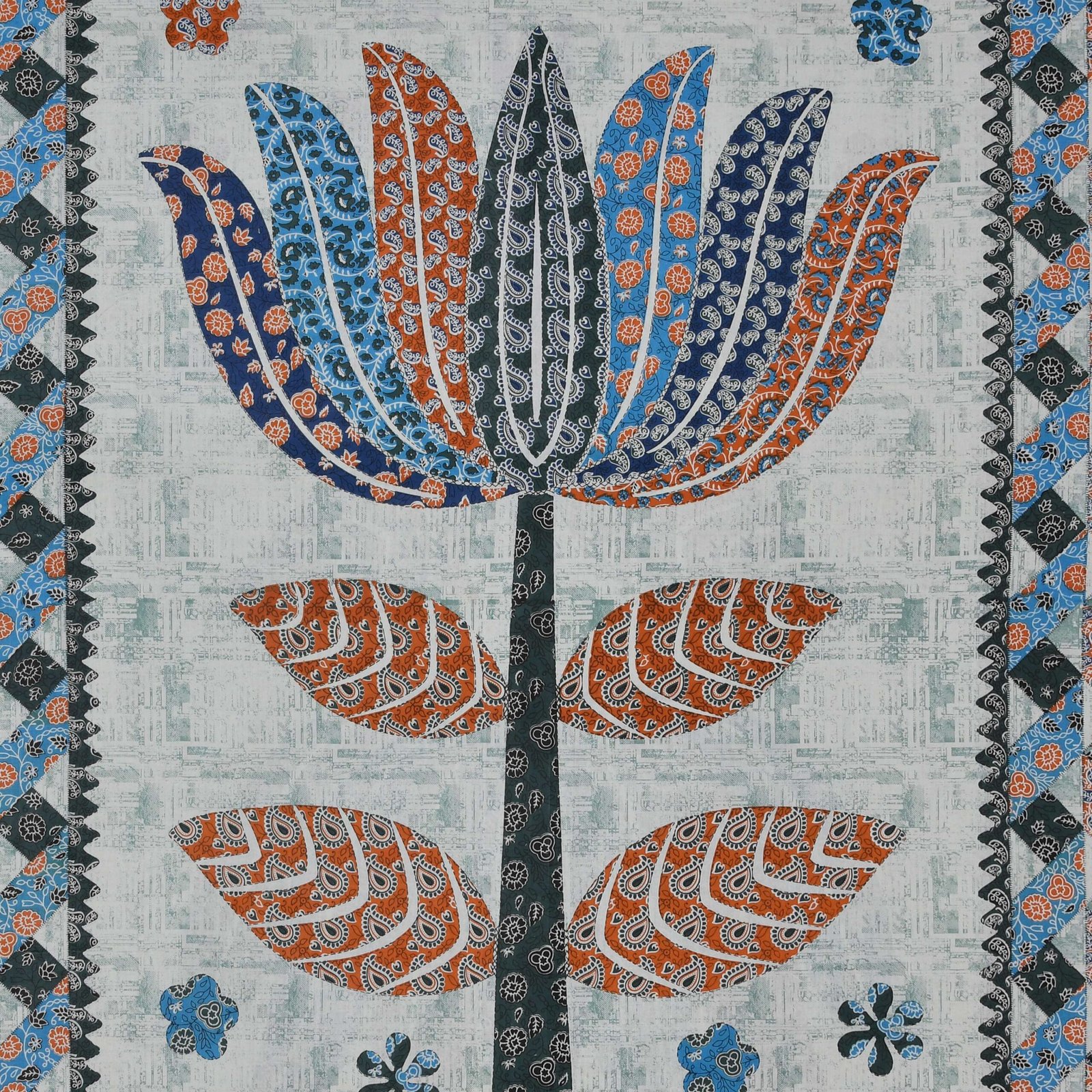 Rajasthani Traditionally Printed Cotton Doublebed Bedsheet With Pack of 2 Pillow Covers - Image 3